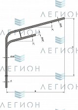 К9-4,0-2,5-1-1 кронштейн двухрожковый